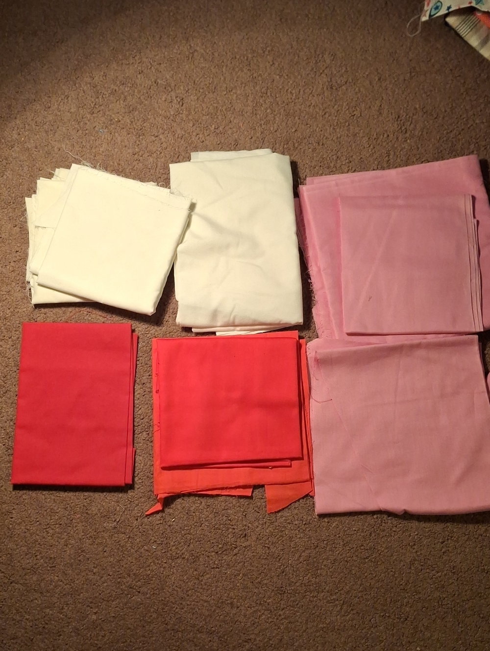 Plain Fabric Scraps